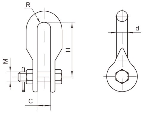 Stainless Steel U-Shackle